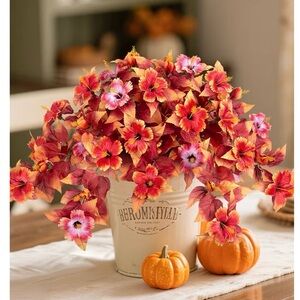 Floral Arrangement in Red and Pink